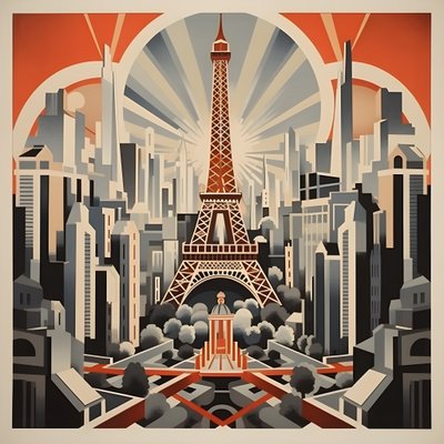 Poster pubblicitario, Parigi, Francia 2 da Kurt Heppke