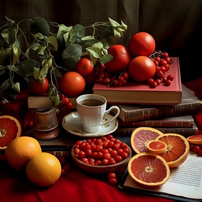 agrumi libro rosso caffè 1 da Kurt Heppke