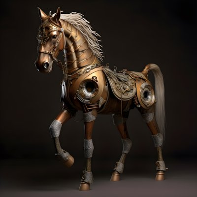 Cavallo antropomorfo 1 da Kurt Heppke