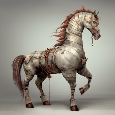 Cavallo antropomorfo 2 da Kurt Heppke