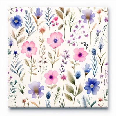 acquerello boho fiori selvatici 3 da Kurt Heppke