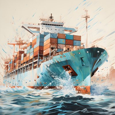 Una grande nave in acqua 3 da Kurt Heppke