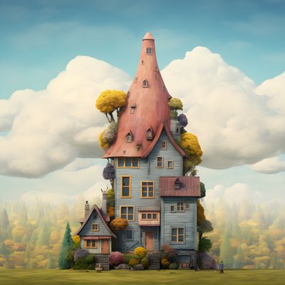 Una grande e una piccola casa 1 da Kurt Heppke