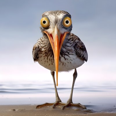 un piro piro che tiene un pesce 3 da Kurt Heppke