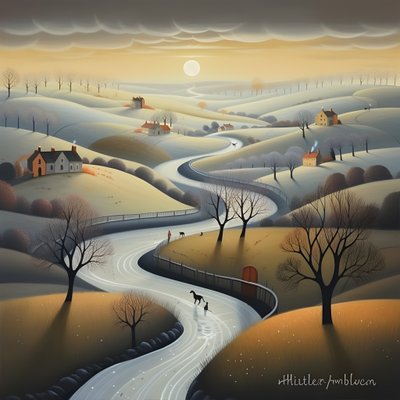Paesaggio romantico 2 da Kurt Heppke