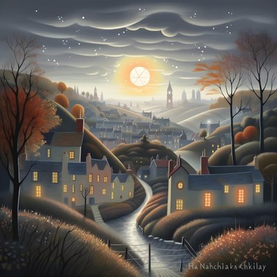 Paesaggio romantico 3 da Kurt Heppke