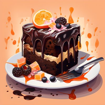 torta di cioccolato caramello rabarbaro 1 da Kurt Heppke