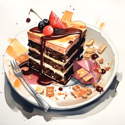 torta di cioccolato caramello rabarbaro 3 da Kurt Heppke