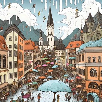 Austria, cartone animato 2 da Kurt Heppke