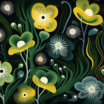 forme astratte contemporanee Marimekko 1 da Kurt Heppke