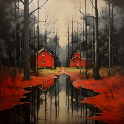 due case rosse nel bosco 2 da Kurt Heppke