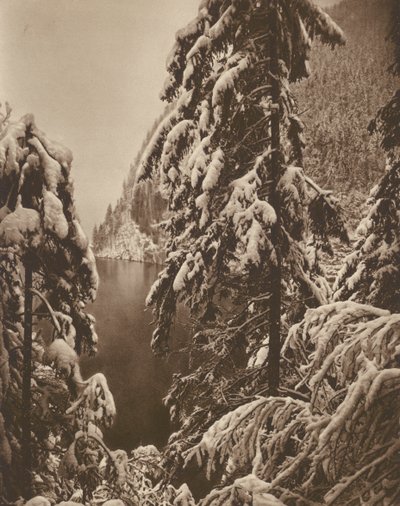 Il Konigssee vicino a Berchtesgaden (foto in b/n) da Kurt Hielscher