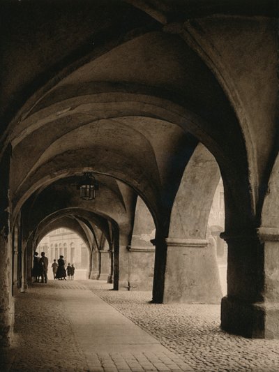 Goritz - Arcate nella piazza del mercato da Kurt Hielscher