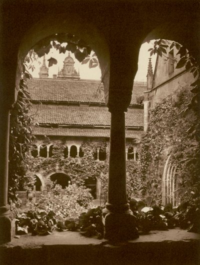 Hildesheim, Duomo, Chiostro (foto in b/n) da Kurt Hielscher