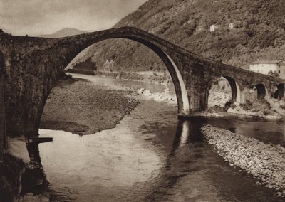 Italia: Ponte del Diavolo presso Lucca da Kurt Hielscher