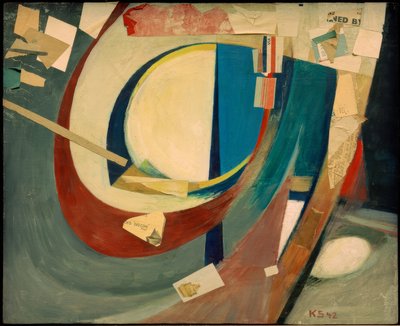 Immagine astratta Skoyen II da Kurt Schwitters