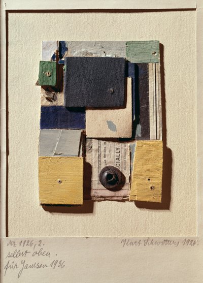 Collage, 1936 da Kurt Schwitters