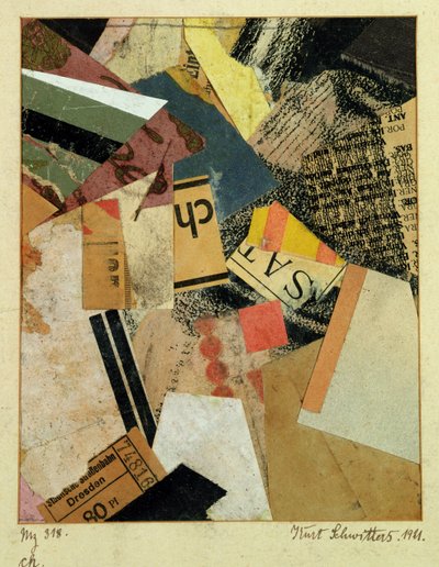 MZ 318 CH., 1921 da Kurt Schwitters