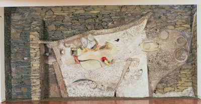 Rilievo murale "Merzbarn" da Kurt Schwitters