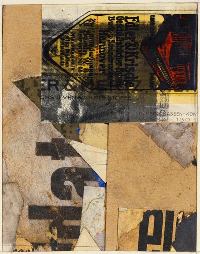 Merzbild, 1922 da Kurt Schwitters