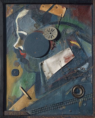 Merzbild 1A Lo Psichiatra, 1919 da Kurt Schwitters