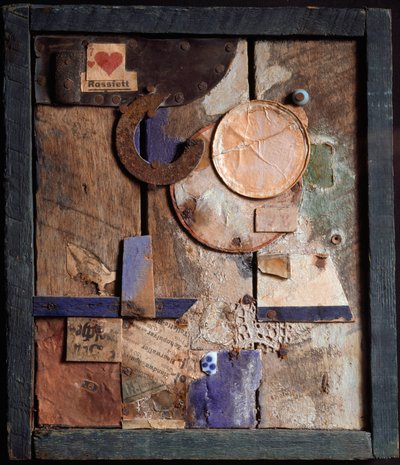 Merzbild Rossfett da Kurt Schwitters