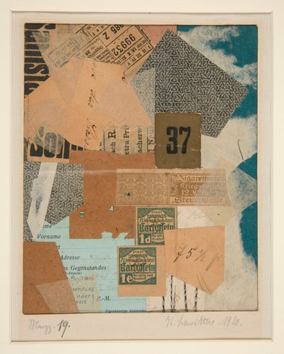 Merzz. 19 da Kurt Schwitters