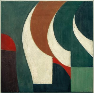 Senza titolo (con tre falci bianche) da Kurt Schwitters