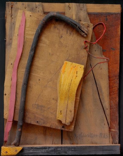 Senza titolo (Merzbild rosa-giallo) da Kurt Schwitters