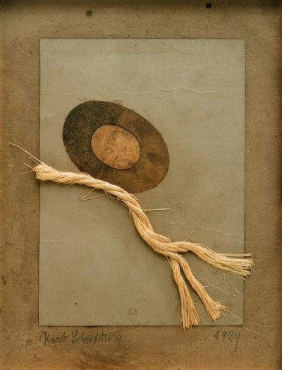 Senza titolo (Merzzeichnung con Arp e spago) da Kurt Schwitters