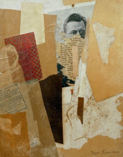 Senza titolo (Con ritratto precoce di Kurt Schwitters) da Kurt Schwitters