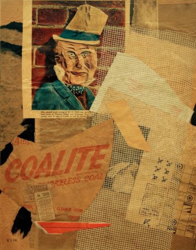 Senza titolo (W.C. Fields) da Kurt Schwitters