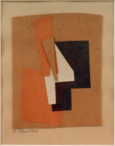 Senza titolo (grigio, blu, rosso, bianco) da Kurt Schwitters