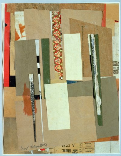 Ferrovia, 2ª classe, 1923 da Kurt Schwitters
