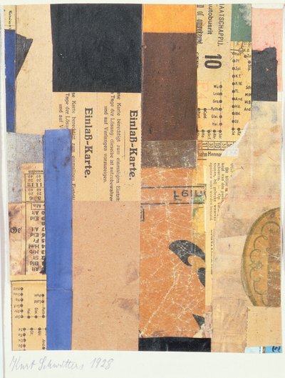 Senza titolo, 1928 da Kurt Schwitters