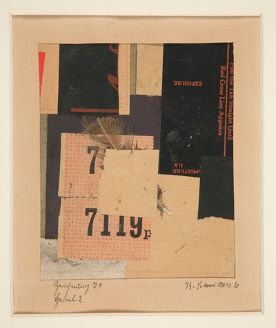 Disegno I 9 Leva 2 da Kurt Schwitters