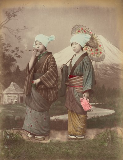 Viaggiatori giapponesi da Kusakabe Kimbei