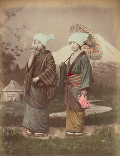 Viaggiatori giapponesi, c.1880 da Kusakabe Kimbei