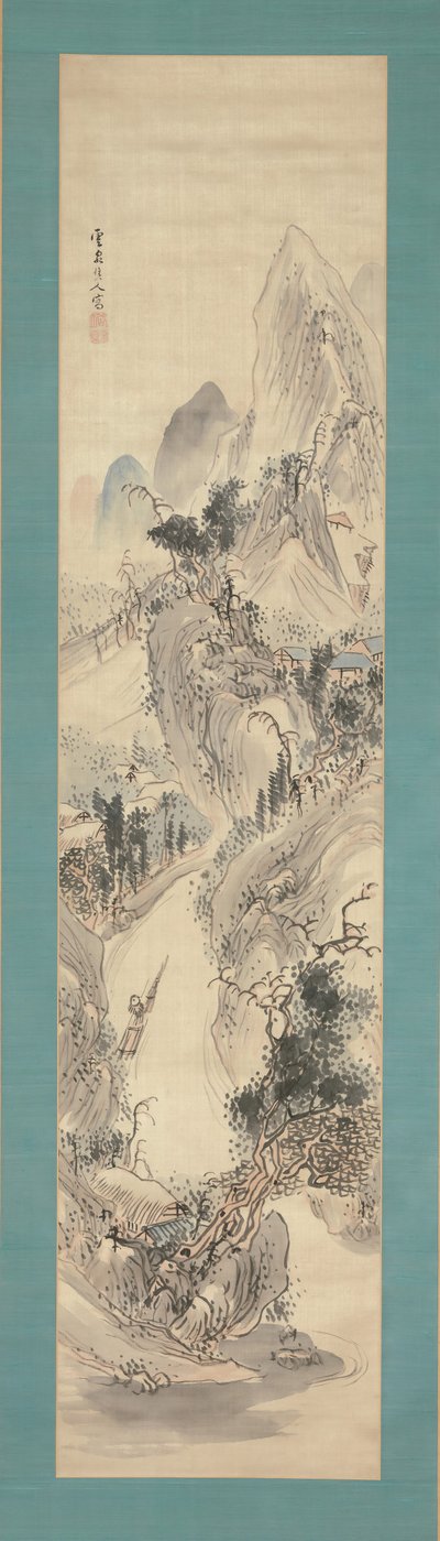 Paesaggio, XVIII-XIX secolo da Kushiro Unsen
