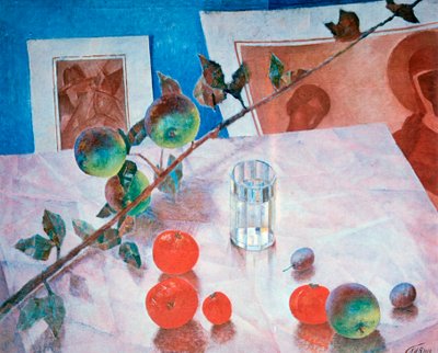 Natura morta in rosa, 1918 da Kuz