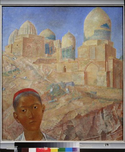 La necropoli Shah I Zinda, Samarcanda (Uzbekistan) da Kuzma Sergeevich Petrov Vodkin