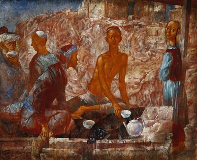 Scena di Samarcanda da Kuzma Sergeevich Petrov Vodkin