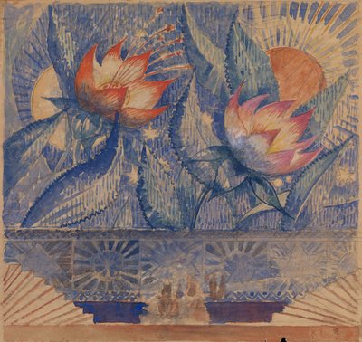 Scenografia da Kuzma Sergeevich Petrov Vodkin