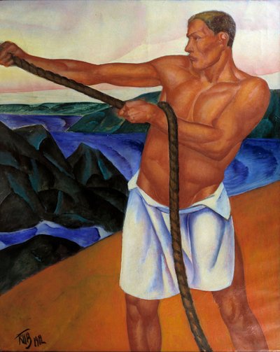 Il lavoratore, 1912 da Kuzma Sergeevich Petrov Vodkin