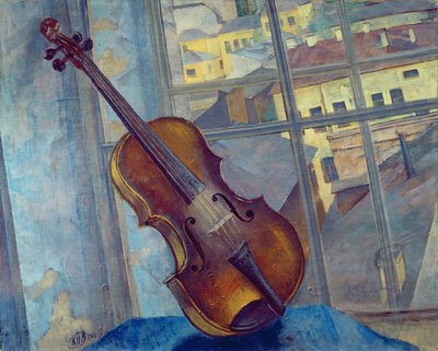 Violino, 1918 da Kuzma Sergeevich Petrov Vodkin