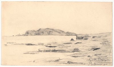 Monte Pellegrino visto dalla costa di Palermo da Laurits Andersen Ring