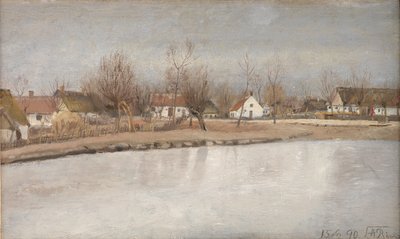 Lo stagno del villaggio a Ring, Zelanda da Laurits Andersen Ring
