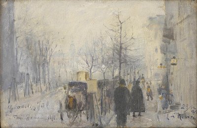 Vista dalla finestra del Café Osborne su Frederiksberg Allé da Laurits Andersen Ring