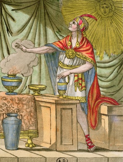 Antico sacerdote peruviano, da 