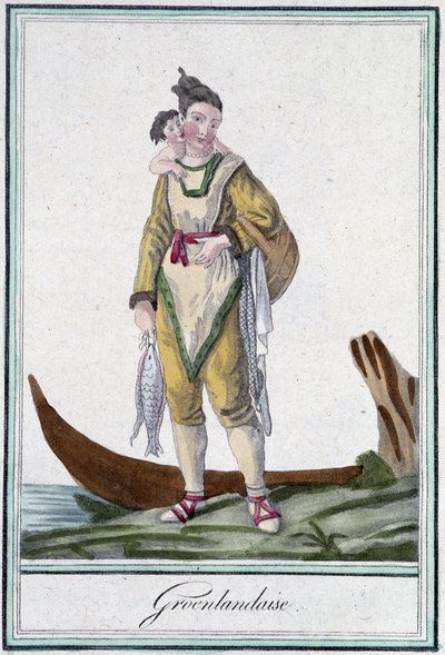 Groenlandese - in "Encyclopédie des voyages" di J. Grasset Saint Sauveur, ed. Deroy, Parigi da L.F. Labrousse